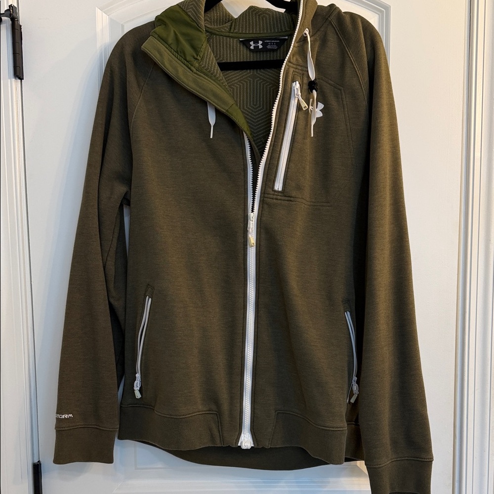 Under Armour Olive Green Hooded Jacket